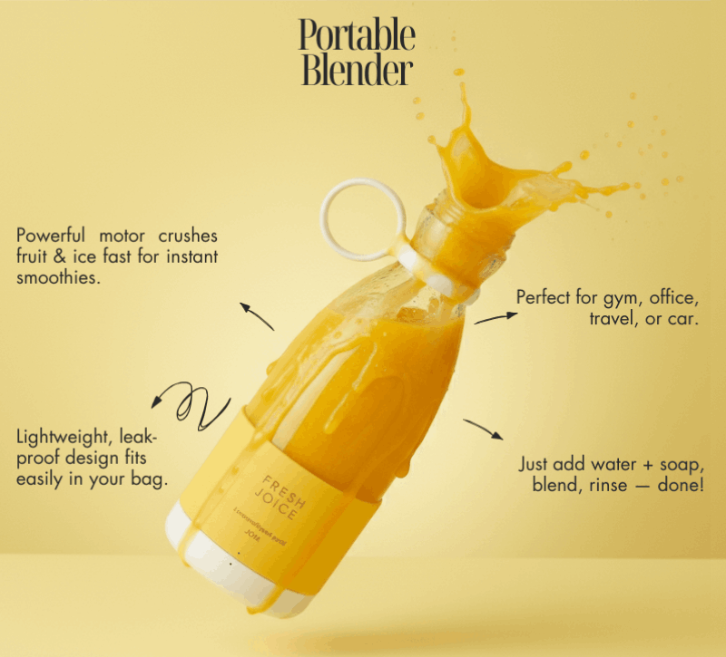 Traverl Portable Mini Juice Blender